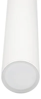 Imagen del producto de Lámpara colgante cilíndrica blanca Eurekaled (30 cm) con casquillo GU10, modelo SOSPENS-30CM-BIA