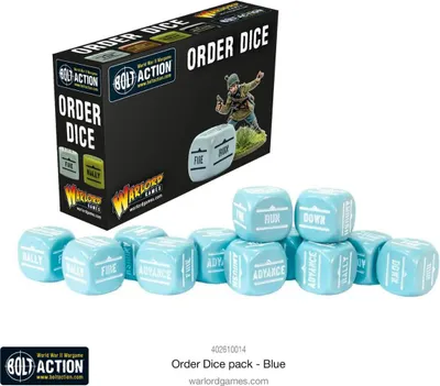 Produktbild von Bolt Action: Orders Dice Pack - Blue