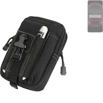 Produktbild von K-S-Trade Gürtel Tasche kompatibel mit Sharp Aquos R8s Pro Gürteltasche Holster Schutz Hülle Handy Hülle Smartphone outdoor Handy-Hülle schwarz