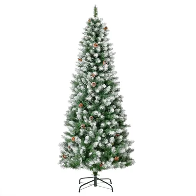 Produktbild von Weihnachtsbaum mit 630 Zweige und 37 Zapfen Künstlichen Weihnachten Tannenbaum 180 cm