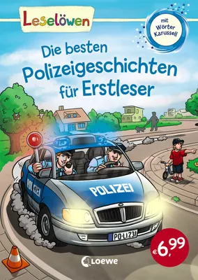 Produktbild von Leselöwen - Die besten Polizeigeschichten für Erstleser