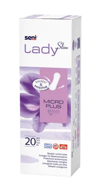 Produktbild von Seni Lady Slim Micro Plus – diskrete Inkontinenzeinlage für Frauen