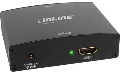Obrázok produktu pre InLine 65004, 1080p, Čierna, 183 g, 120 mm, 180 mm, 58 mm