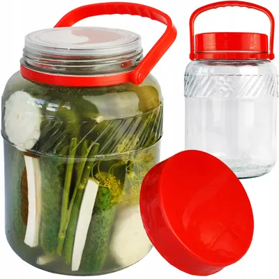 Produktbild von Sezon Glasbehälter 5L mit Griff für Konserven
