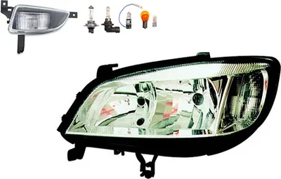 Produktbild von Scheinwerfer passend für Opel Zafira A 04/99-06/05 H7 HB3 L +Nebel+Leuc. 1216277 09118791 6710011 09117326 Johns