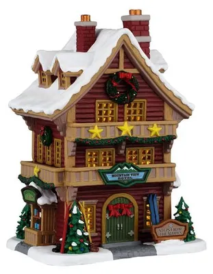 Productafbeelding van Mountain view hotel, incl. adaptor 44338, 100 ma (white) ornament LEMAX