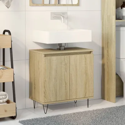 Obrázek produktu pro Maison Exclusive – koupelnová skříňka Sonoma dub 58x33x60 cm dřevěný materiál