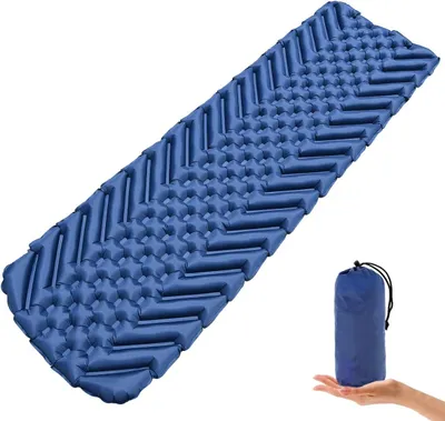 Image de Matelas de camping gonflable ultra-léger - Imperméable et pliable - Matelas pour le camping et la randonnée