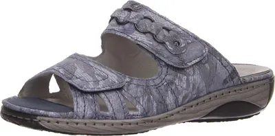 Produktbild von Waldläufer Garda Pantolette Blau in Gr. 36