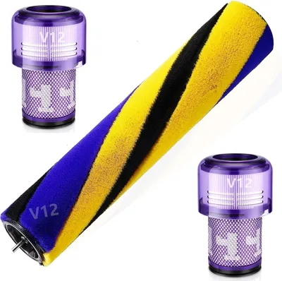 V12 Bürstenwalze für Dyson V12 Detect, weich, mit HEPA-Filter