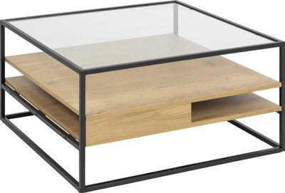 Randolf Couchtisch 2 Ablagen Eiche Nachbildung.