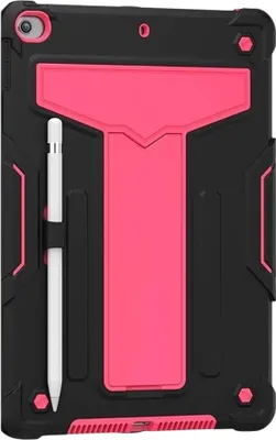 Produktbild von Gepanzerte Hülle mit Ständer für iPad 7/8/9 Generation 10.2 Zoll Pink