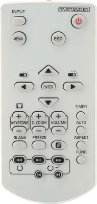 Zdjęcie produktu dla Zamienny pilot zdalnego sterowania do projektora Casio XJV110 XJF10X XJF20XN XJF100W XJF200WN XJF210WN