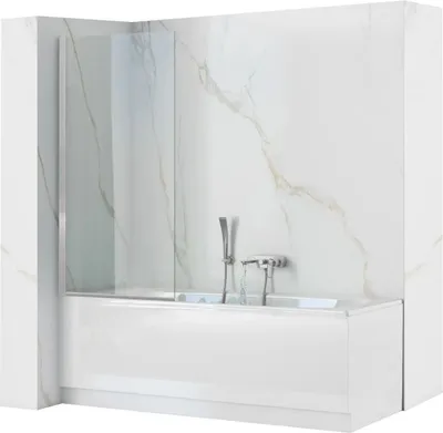 Produktbild von Rea Badewannenaufsatz Lagos 70 Chrome