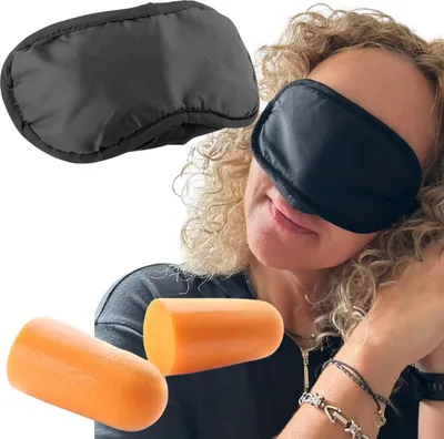 Produktbild von Augenbinde Schlafmaske Reiseflugzeug