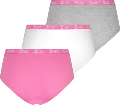 Produktbild von Barbie Panties Damen Unterhosen Slips 3er Pack Hipster, Größe Damen:M