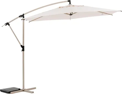 Obrázek produktu pro Zahradní slunečník se stojanem, MANOA, 300 cm, bílý