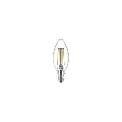 A single LED light bulb on a white background.
