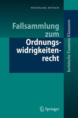 Produktbild von Fallsammlung zum Ordnungswidrigkeitenrecht
