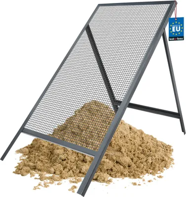 Produktbild von KOTARBAU® Durchwurfsieb 60 x 120 cm Durchwurfgitter aus Stahldraht 10 x 10 mm Stahlsieb Gartensieb Kompost Gitter Bausieb Sieb Erdsieb