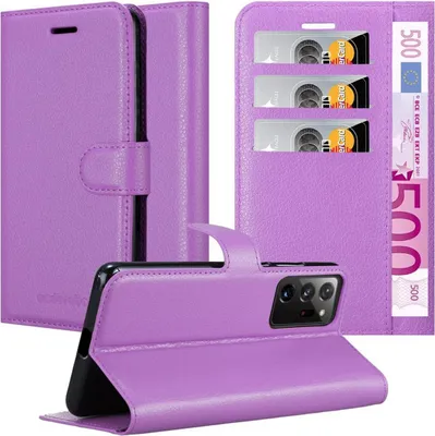 Obrázek produktu pro Cadorabo Case for Samsung Galaxy NOTE 20 PLUS Protective Case in Purple Pouzdro na mobilní telefon s magnetickým zavíráním
