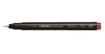 Immagine prodotto di Tombow WSEFL25-03 Tombow MONOdrawing Fineliner rot 0,35 mm, 1 St.