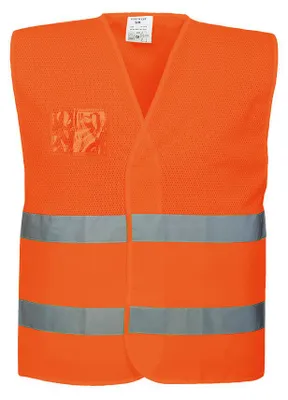 Produktbild von Portwest C494 Warnschutz-Netz Weste Orange Gr. L/XL