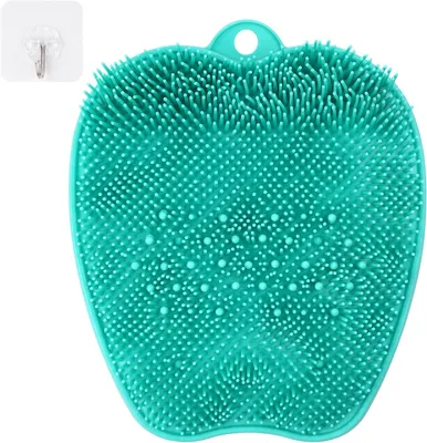 Zdjęcie produktu dla Szczotka do stóp pod prysznic, mata masująca z przyssawkami antypoślizgowymi, pielęgnacja stóp, zmniejsza ból