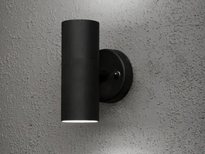 Produktbild von Konstsmide Modena Up & Down schwarz lackiertes Aluminium, klares Glas, Reflektor 7571-750
