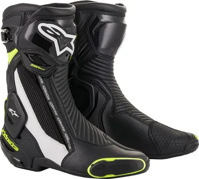 Obrázek produktu pro Motocyklové boty Alpinestars SMX Plus v2 black / white / fluo yellow 41