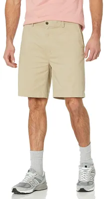Produktbild von A. Essentials Herren Kurze Hosen Chino Shorts 100% Baumwolle, Dunkles Taupe, 42W