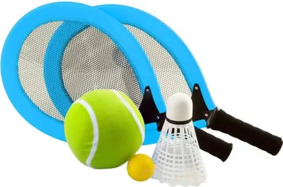 Produktbild von Angel Sports Racket Set - 2 Schläger & Bälle & Shuttle
