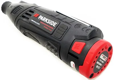 Obrázok produktu pre akumulátorová jemná vŕtacia brúska PPFBSA 12 A1 12V / 2Ah v balení Parkside Performance vrátane nabíjačky a hliníkového kufra