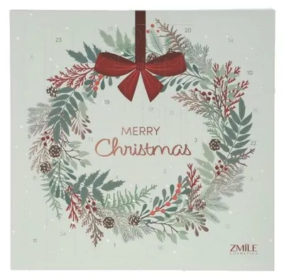 Produktbild von Beauty Adventskalender für Frauen 2026 Zmile Cosmetics Square Jingle and Glow Kosmetik Überraschung Geschenk für Sie Weihnachtskalender Adventszeit