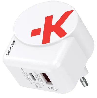 Produktbild von Skross Euro USB Charger A/C 65PD mit USB-C Kabel