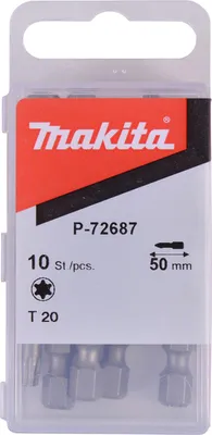 Produktbild von Makita Bit T20x50 mm 10 St. - P-72687