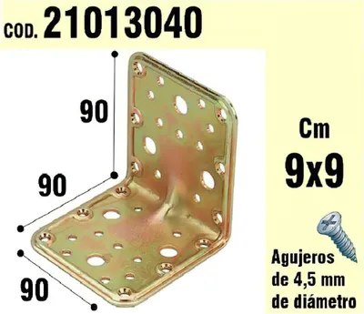 Immagine prodotto di Supporto in legno angolato 90x90x90 mm.