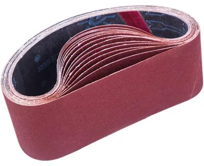 Produktbild von Schleifbänder 75 x 533 mm, Set 15 Stück, Körnung 80/120/150/240/400