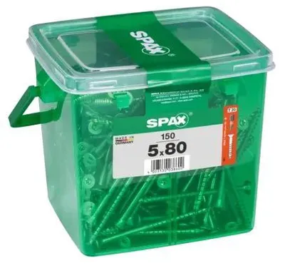 Zdjęcie produktu dla Śruby uniwersalne Spax 5.0 x 80 mm TX 20 z łbem stożkowym - 150 szt.