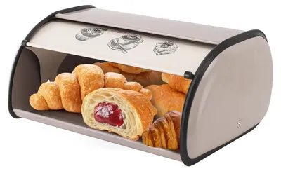 Productafbeelding van Metalen Broodtrommel met Roldeksel