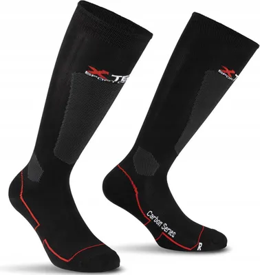Obrázok produktu pre Športové ponožky na beh a cyklistiku Carbon 2.0 39-42