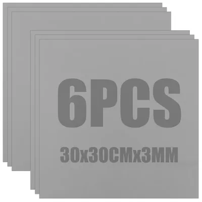 Obrázok produktu pre Guma na pečiatky pre laserové gravírovanie - 6 kusov 30 x 30 cm na ručné remeslo