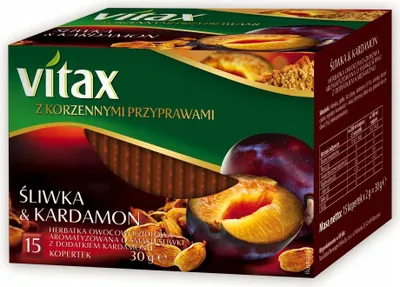 Zdjęcie produktu dla Vitax Herbatka Śliwka Kardamon