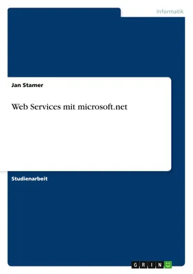 Produktbild von Web Services mit microsoft.net