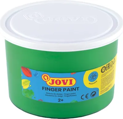 Image de Jovi 56117 Peinture pour doigts vert 500 ml 1 pc
