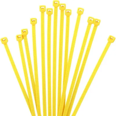 Produktbild von Kabelbinder Gelb 1000 Stück 200mm x 2,5mm UV Beständig 8,1 kg Zugfestigkeit