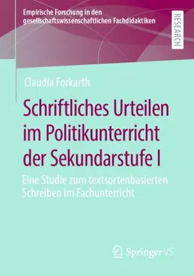 Obrázek produktu pro Schriftliches Urteilen im Politikunterricht der Sekundarstufe I