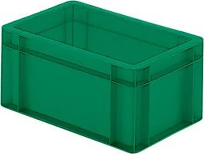Immagine prodotto di LA-KA-PE Contenitore da trasporto impilabile L300xL200xH145mm - TK300/145-0 VERDE