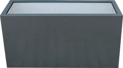 Produktbild von Pflanzkübel Palatino Lotte Metall beschichtet 100 x 40 x 50 cm anthrazit