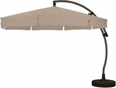 Produktbild von Ampelschirm Easy Sun Ø 350 cm, anthrazit / taupe Bezug taupe, 100% Olefin